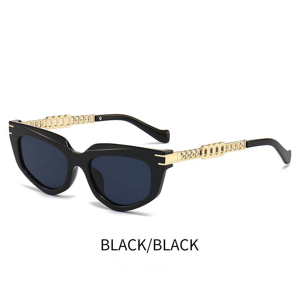 Venta al por mayor PC Cat Eye Candy Color Señoras Gafas de sol